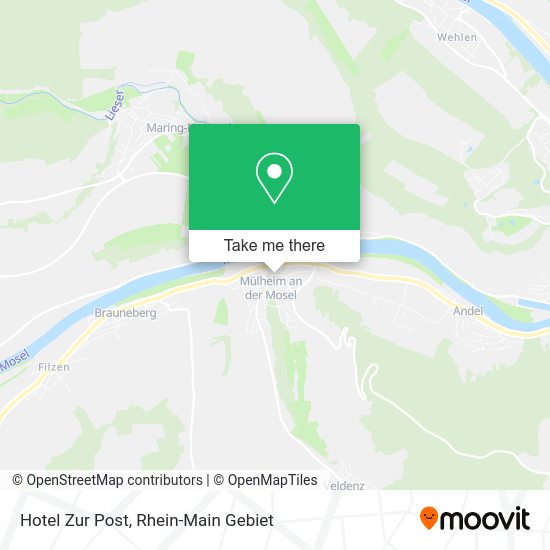 Карта Hotel Zur Post