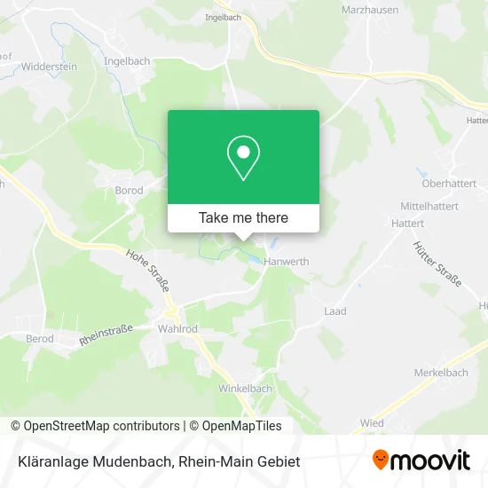 Карта Kläranlage Mudenbach