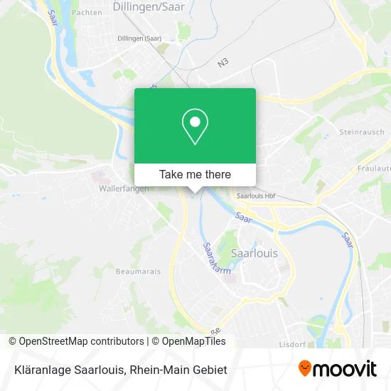 Карта Kläranlage Saarlouis