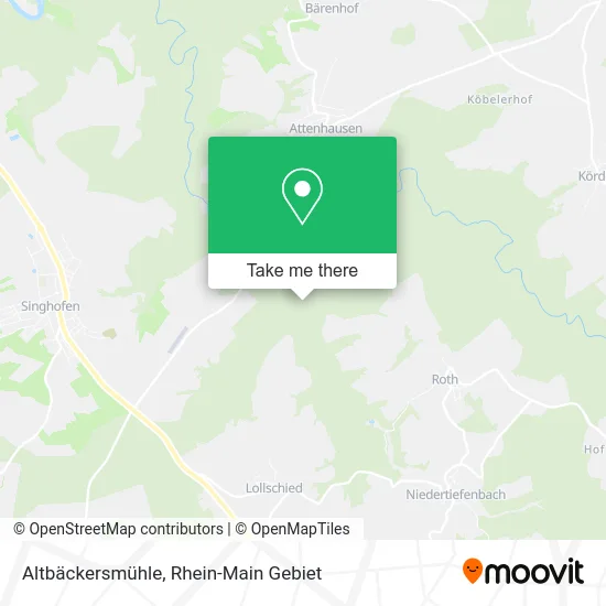 Карта Altbäckersmühle