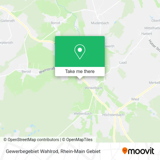 Карта Gewerbegebiet Wahlrod