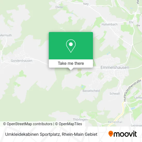 Карта Umkleidekabinen Sportplatz