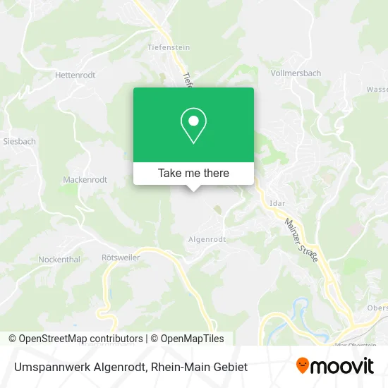 Карта Umspannwerk Algenrodt