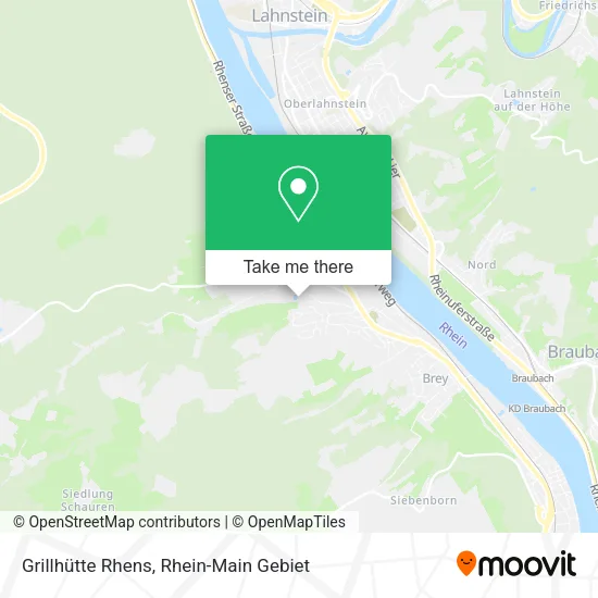 Карта Grillhütte Rhens