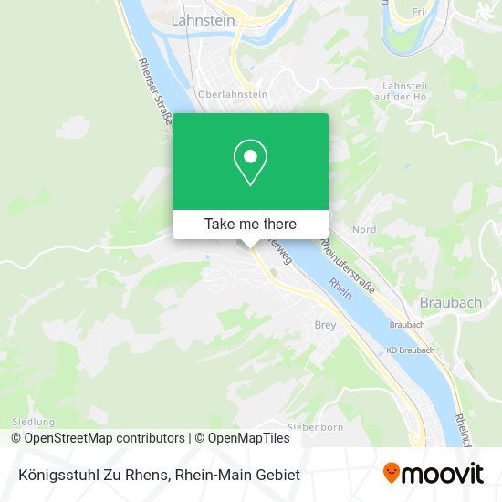 Карта Königsstuhl Zu Rhens