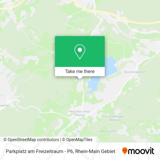 Карта Parkplatz am Freizeitraum - P6