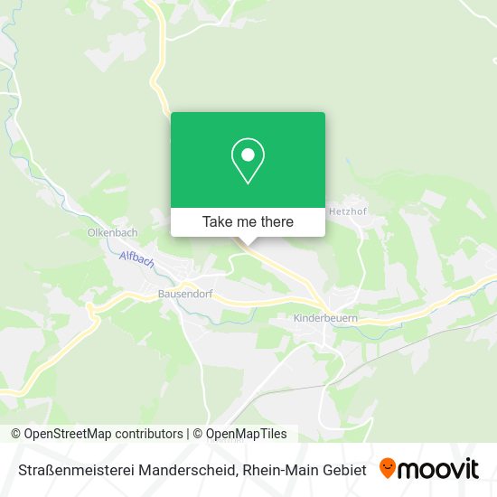 Карта Straßenmeisterei Manderscheid