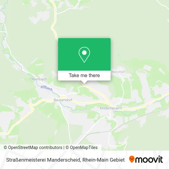 Карта Straßenmeisterei Manderscheid