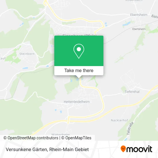 Карта Versunkene Gärten