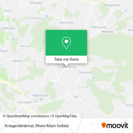 Карта Kriegerdenkmal