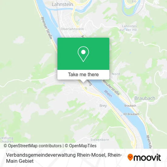 Карта Verbandsgemeindeverwaltung Rhein-Mosel