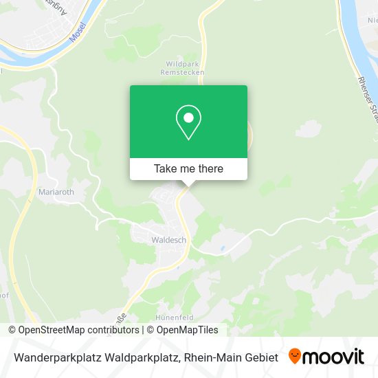 Карта Wanderparkplatz Waldparkplatz