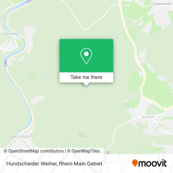 Карта Hundscheider Weiher