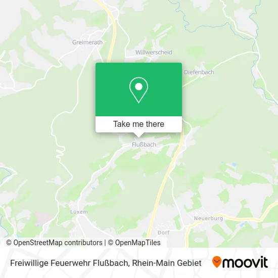 Карта Freiwillige Feuerwehr Flußbach
