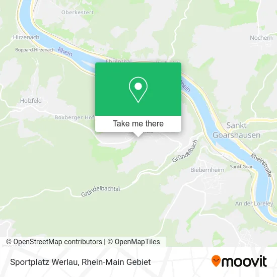 Карта Sportplatz Werlau