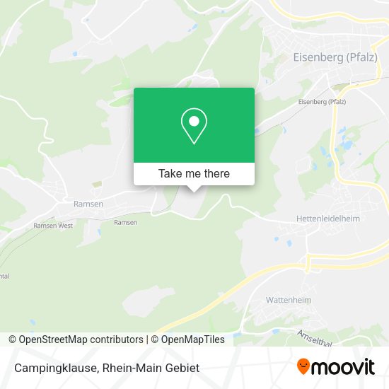 Карта Campingklause
