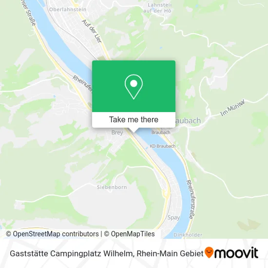 Карта Gaststätte Campingplatz Wilhelm