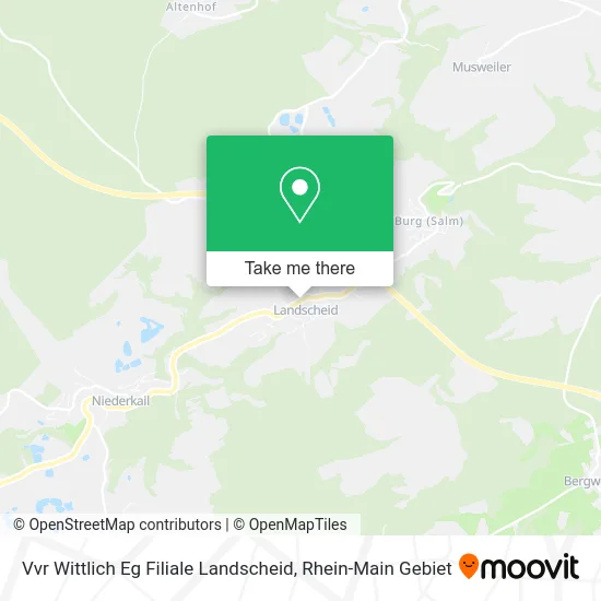 Карта Vvr Wittlich Eg Filiale Landscheid