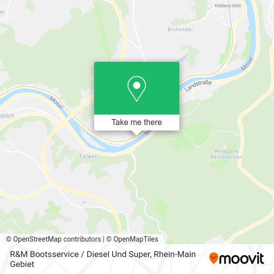 Карта R&M Bootsservice / Diesel Und Super