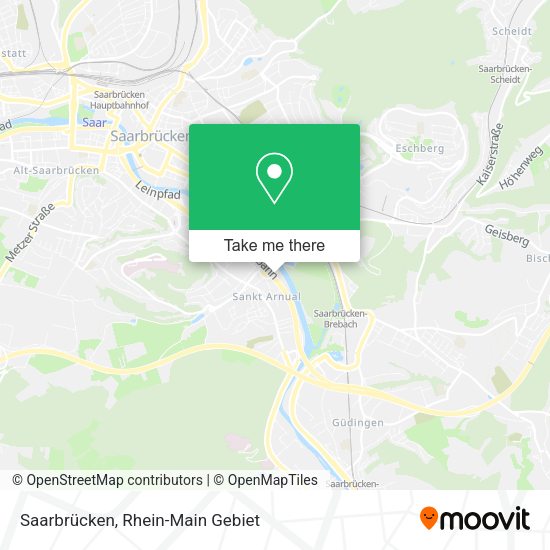 Карта Saarbrücken