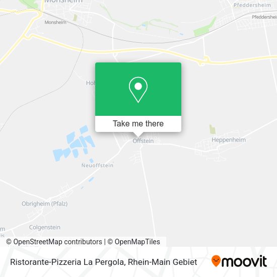 Карта Ristorante-Pizzeria La Pergola