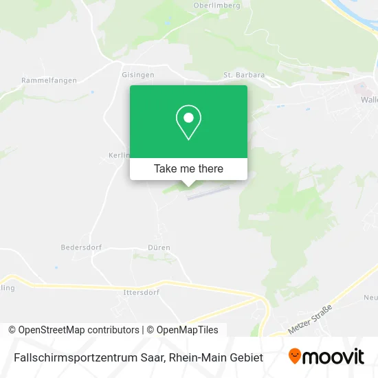 Карта Fallschirmsportzentrum Saar