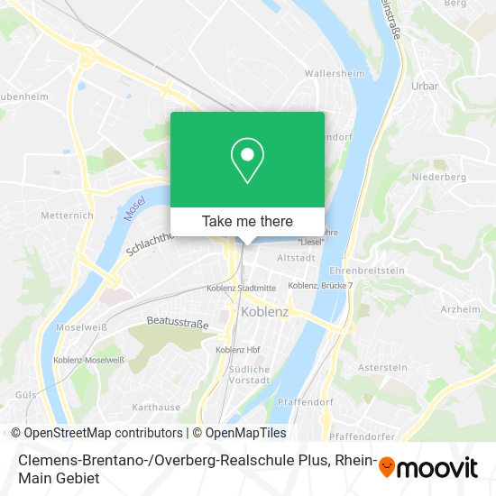 Карта Clemens-Brentano- / Overberg-Realschule Plus