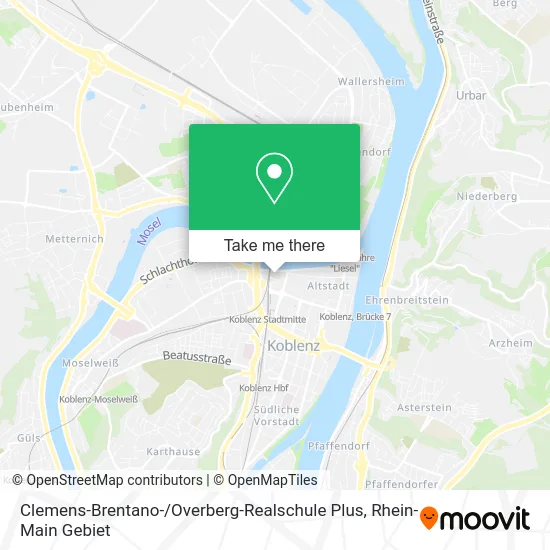 Карта Clemens-Brentano- / Overberg-Realschule Plus