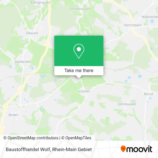 Карта Baustoffhandel Wolf