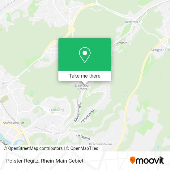 Карта Polster Regitz