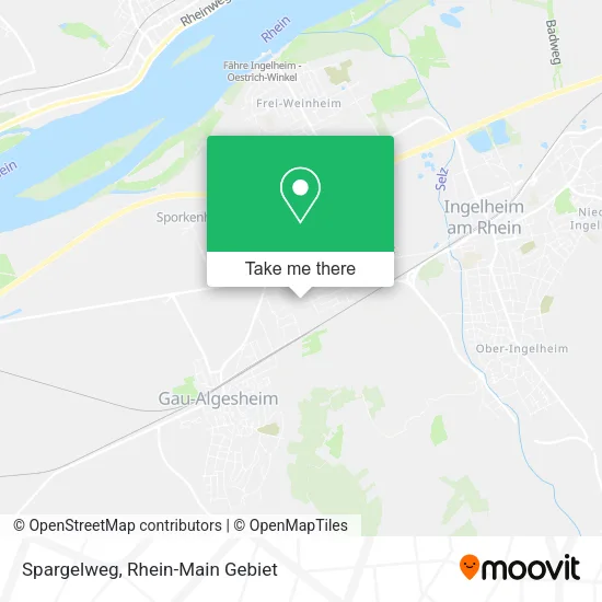 Карта Spargelweg