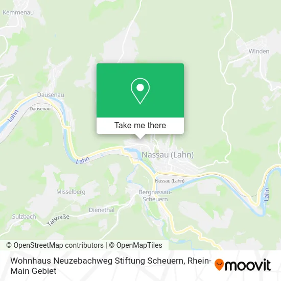 Карта Wohnhaus Neuzebachweg Stiftung Scheuern