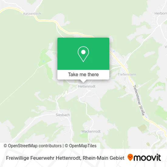 Карта Freiwillige Feuerwehr Hettenrodt