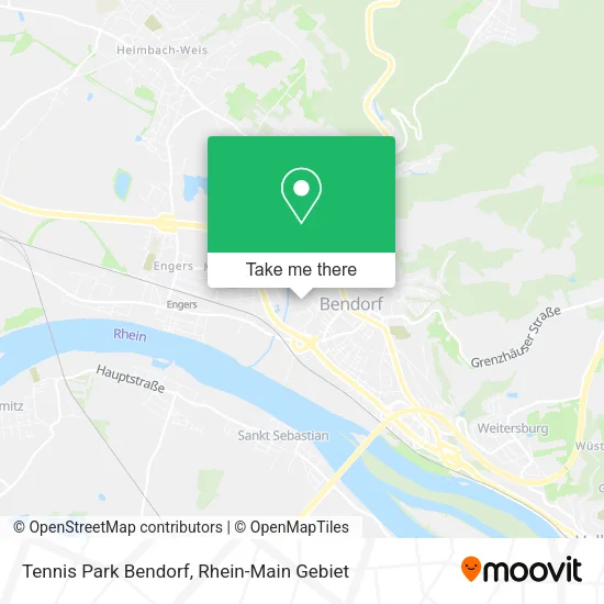 Карта Tennis Park Bendorf
