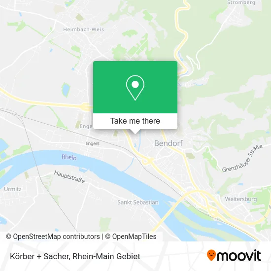 Карта Körber + Sacher