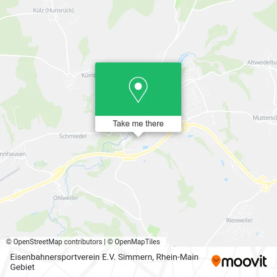 Карта Eisenbahnersportverein E.V. Simmern