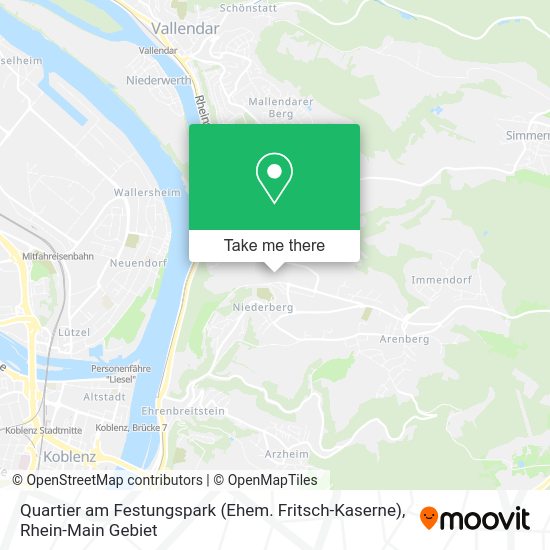 Карта Quartier am Festungspark (Ehem. Fritsch-Kaserne)