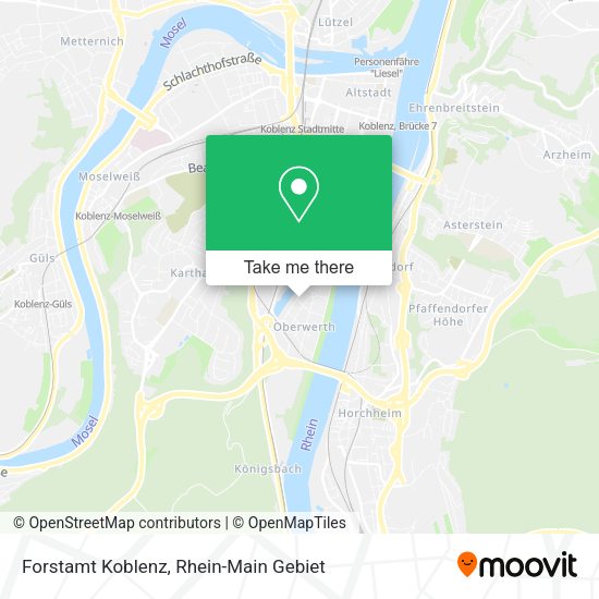 Карта Forstamt Koblenz