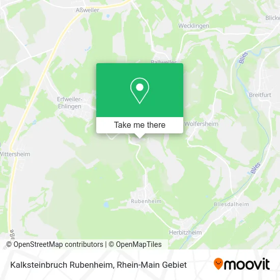 Карта Kalksteinbruch Rubenheim