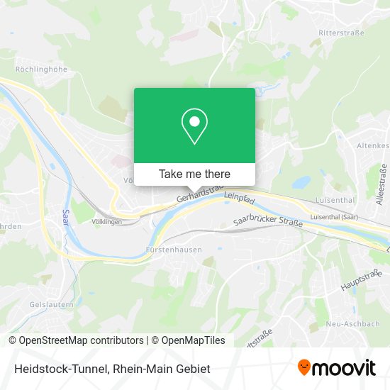 Карта Heidstock-Tunnel