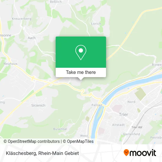 Карта Kläschesberg