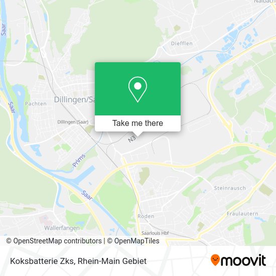 Карта Koksbatterie Zks