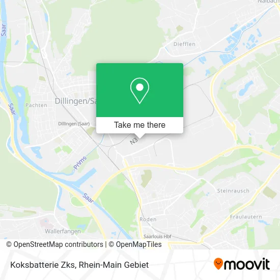 Карта Koksbatterie Zks