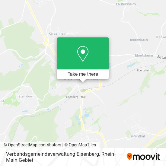 Карта Verbandsgemeindeverwaltung Eisenberg