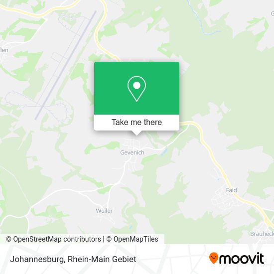 Карта Johannesburg