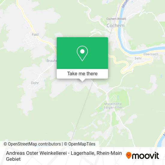 Карта Andreas Oster Weinkellerei - Lagerhalle