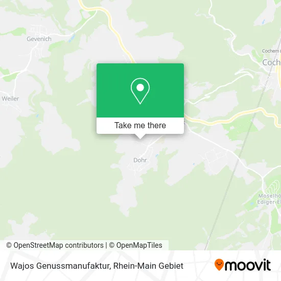 Карта Wajos Genussmanufaktur