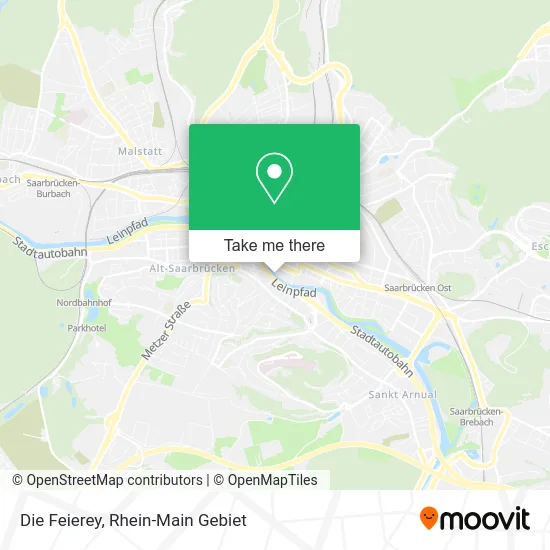 Карта Die Feierey