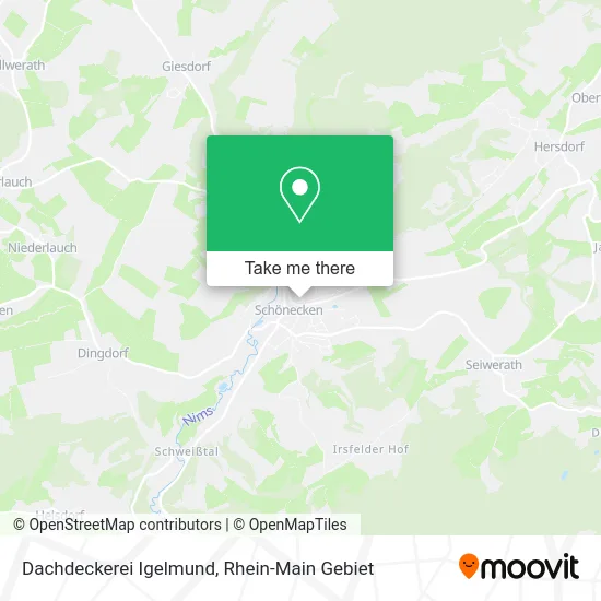 Карта Dachdeckerei Igelmund