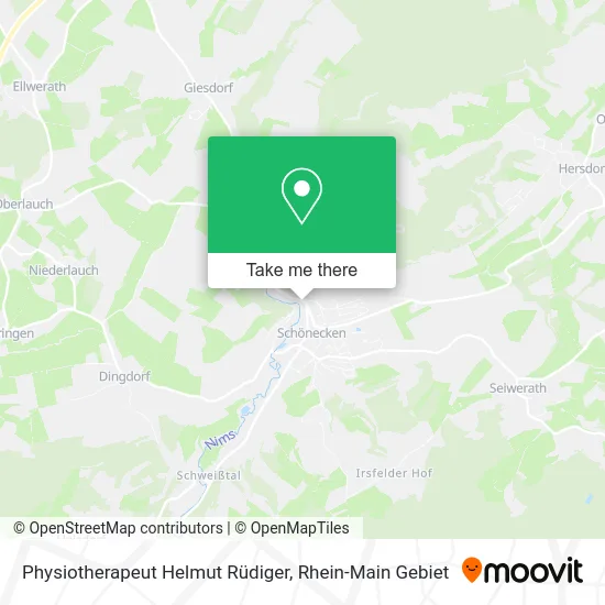 Карта Physiotherapeut Helmut Rüdiger